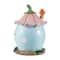 Glitzhome® 8" Lighted Easter Resin Egg-Shaped House Table Decor